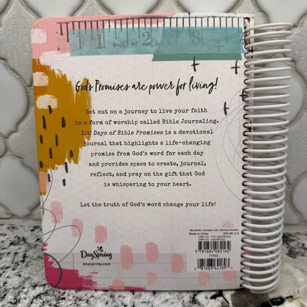 Shanna‎ Noel 100 Days of Bible Promises Devotional Journal DaySpring NEW